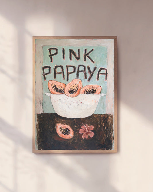 PINK PAPAYA - LIMITED EDITION PRINT